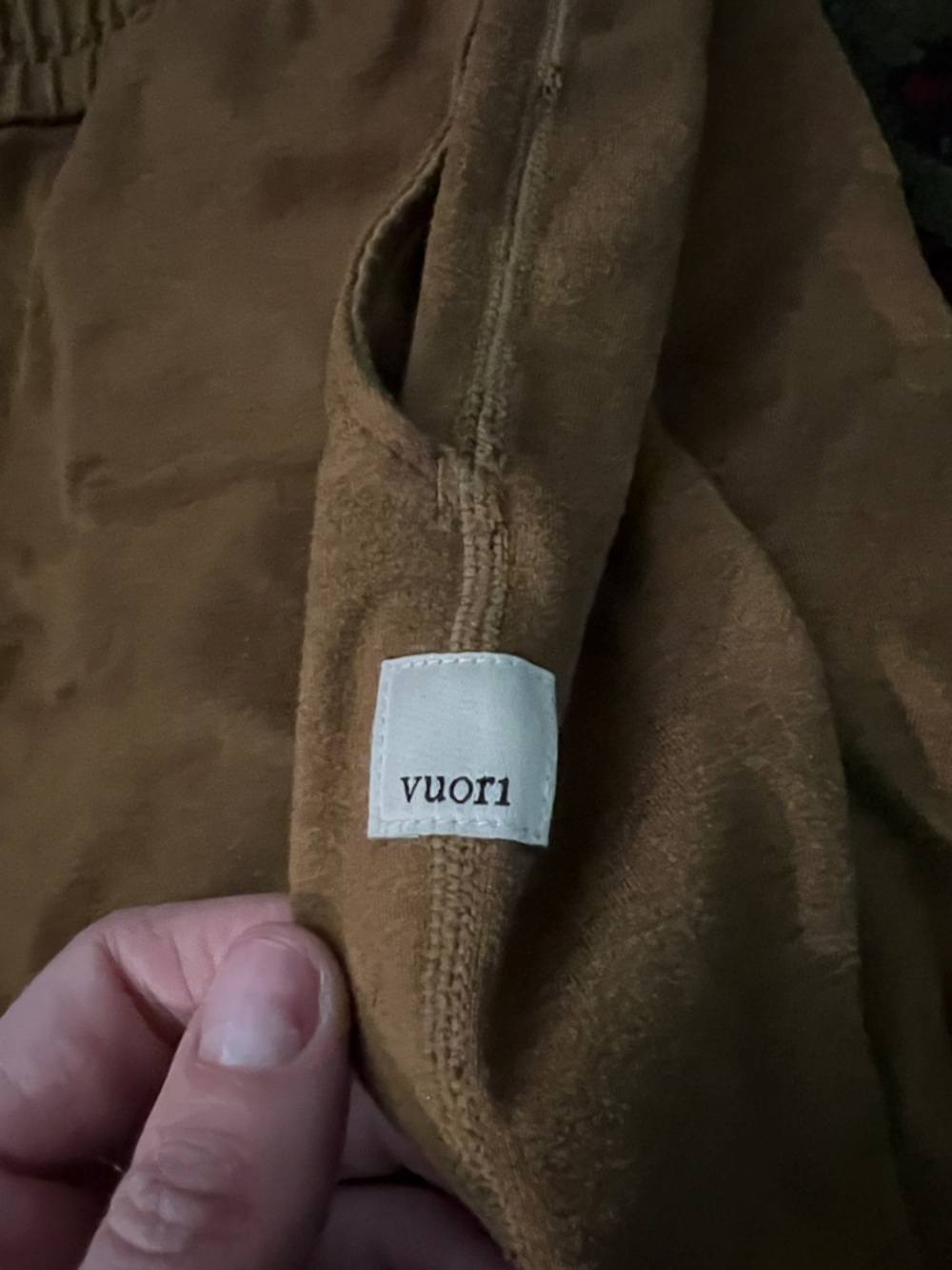Vuori Performance Jogger in Carmel Heather, Size S - Picture 4 of 4